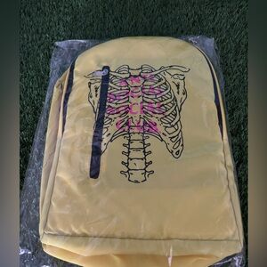 Antisocial social club Yellow Skeleton Backpack